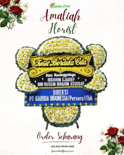 Papan Bunga Duka di Sukarasa