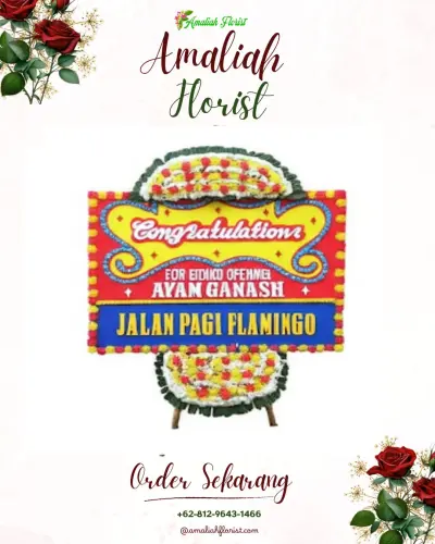 Bunga Papan Congratulation di Sukarasa